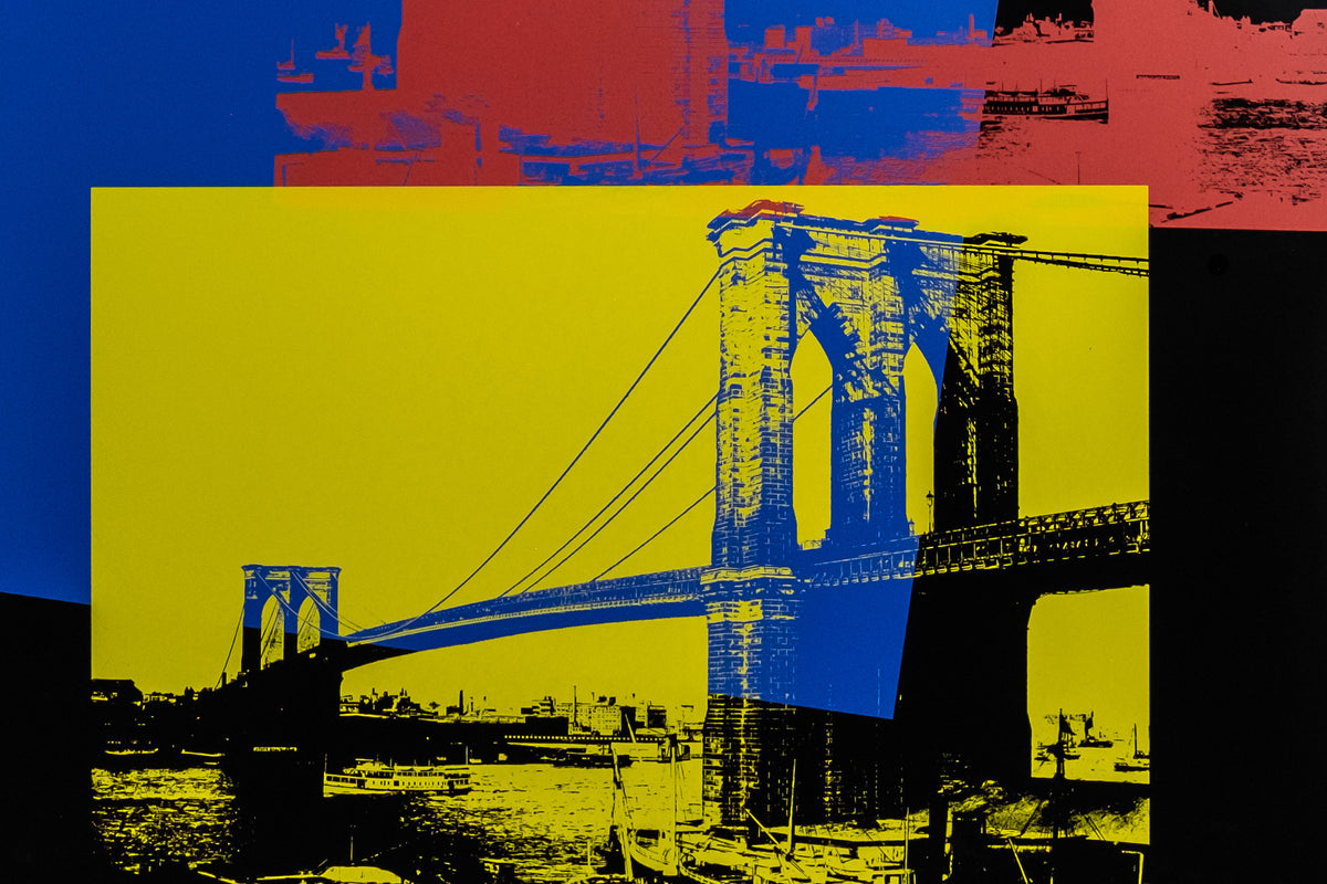Warhol Brooklyn Bridge - Piet Primary