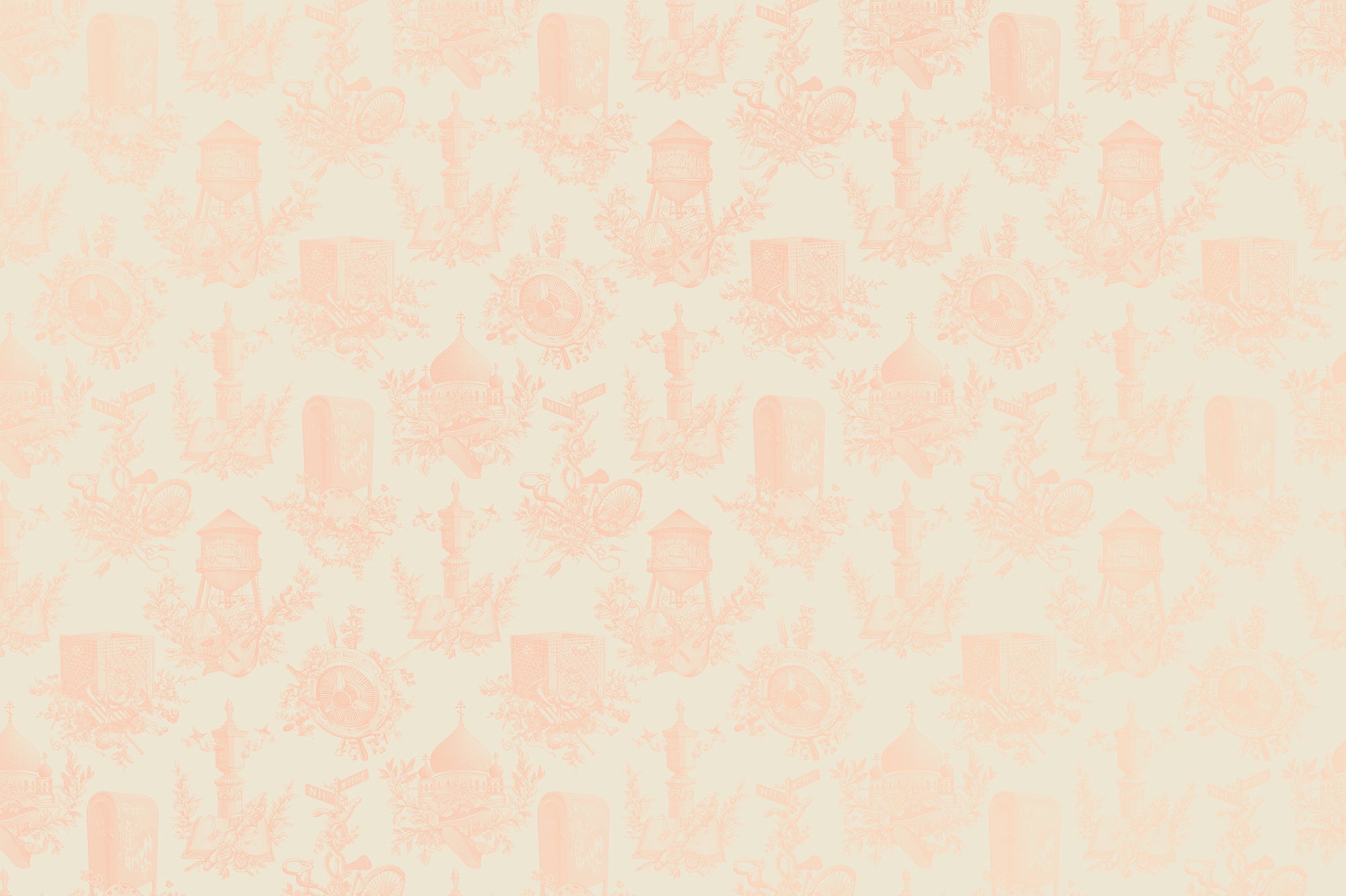Wythe Toile - Tea Rose