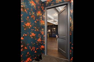 Here's lookin' at StudioLAB, L.L.C. for flavorizing their client's Flatiron foyer with a fresh, custom take on our classy yet sassy Vigilant Floral design. Way to make an entrance!! Photography by: Amanda Kirkpatrick