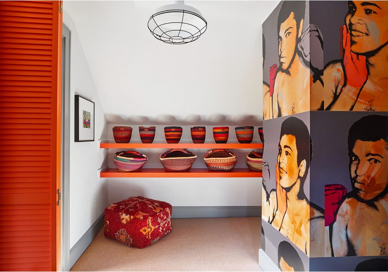 Ali (in Fire) adds a knockout modern punch to a country house designed by Crystal Blackshaw.  