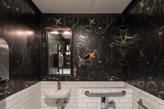 Bathroom bling with Nouveau Riche