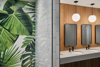 Wild Thing freshens up Friedman LLP's lovely loos that are designed by MKDA.