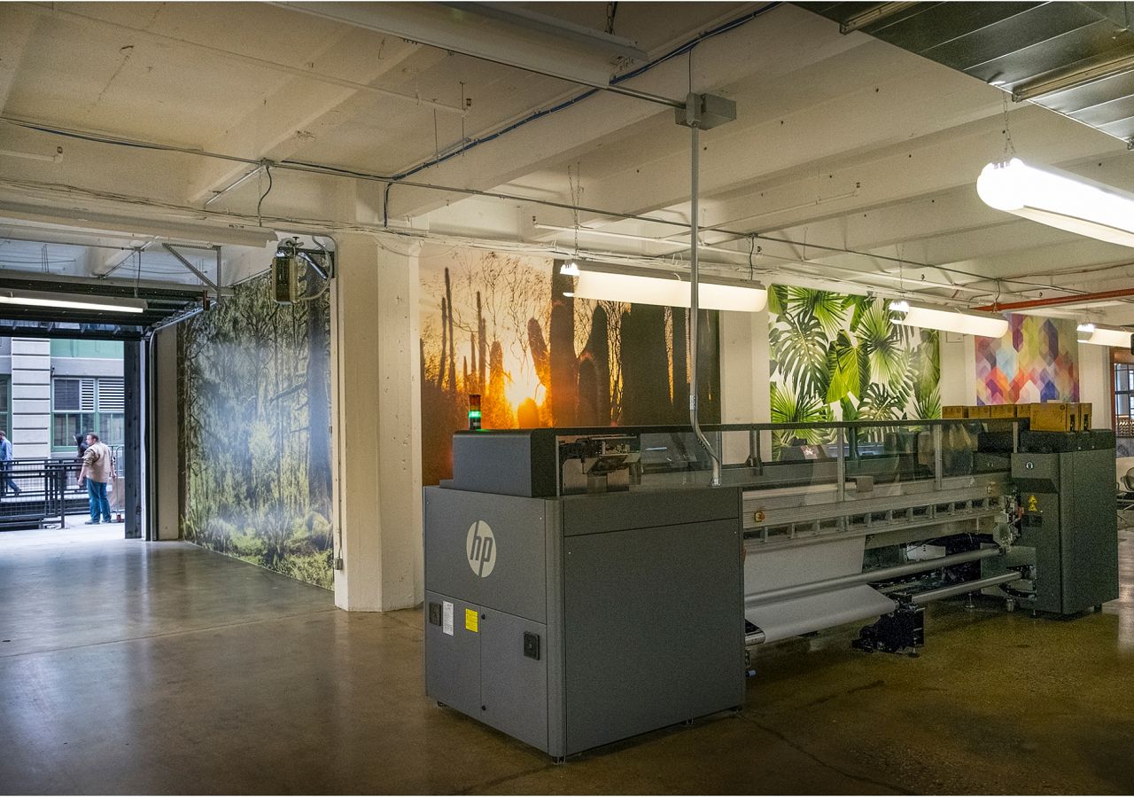 The HP 3500 Latex printer for all of your commercial project needs